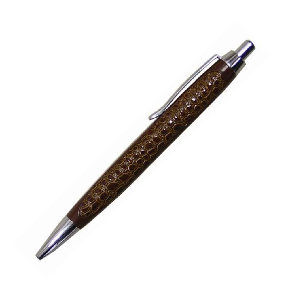 Amazon.co.jp: オート レザーボールペン ブラウン LBP-10FKブラウン